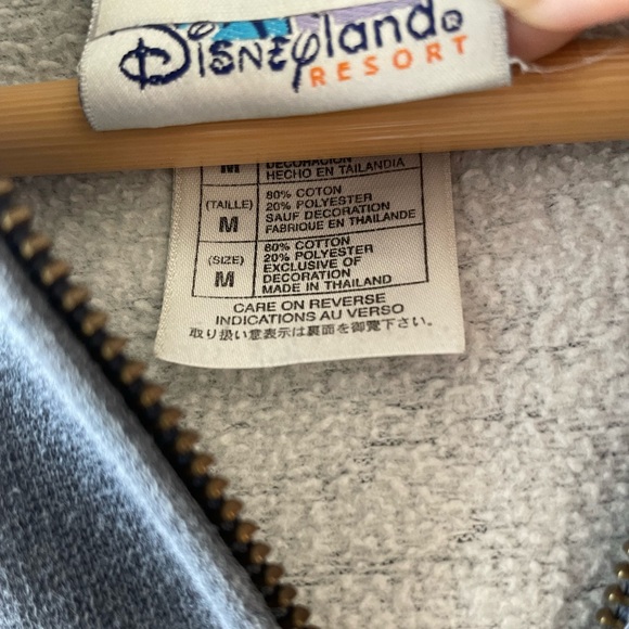 Disneyland Zip-Up Blue Hoodie - Picture 5 of 6